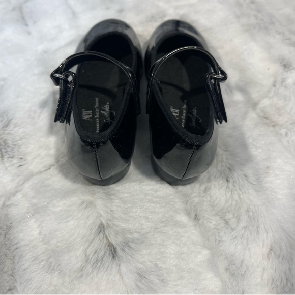 Black Patent Leather tap dance Kids Shoes - Picture 3 of 6